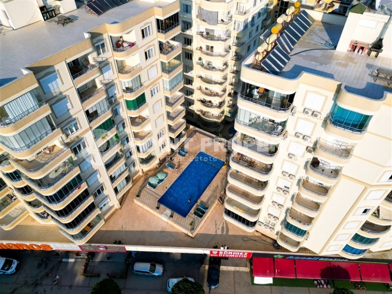 Панорамная квартира с видом на море и гору Кале, в центре благоустроенного района Аланьи - Тосмур-id-8026-фото-21