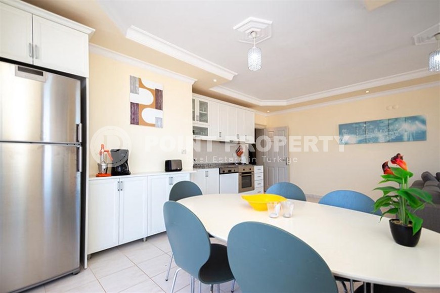 Комфортабельная квартира с видом на море и горы, на 8-м этаже в жилом комплексе 2005 года постройки-id-8027-фото-5