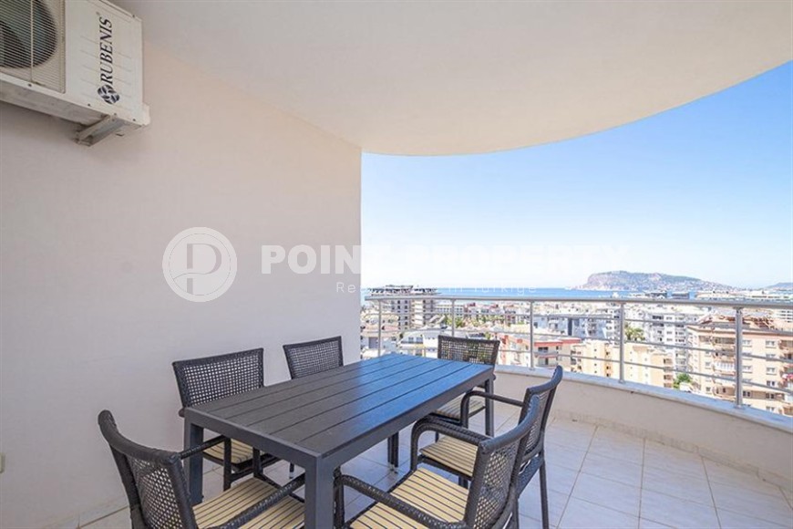 Комфортабельная квартира с видом на море и горы, на 8-м этаже в жилом комплексе 2005 года постройки-id-8027-фото-14