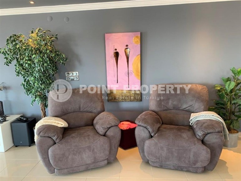 Modern two-level apartment with luxurious sea views, on the 8th floor with an attic in the center of Mahmutlar-id-8028-photo-6