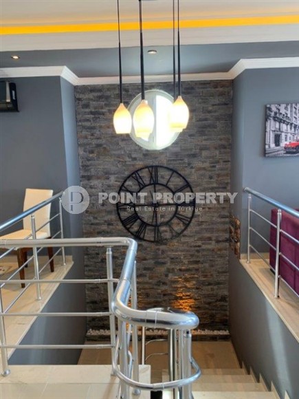 Modern two-level apartment with luxurious sea views, on the 8th floor with an attic in the center of Mahmutlar-id-8028-photo-11