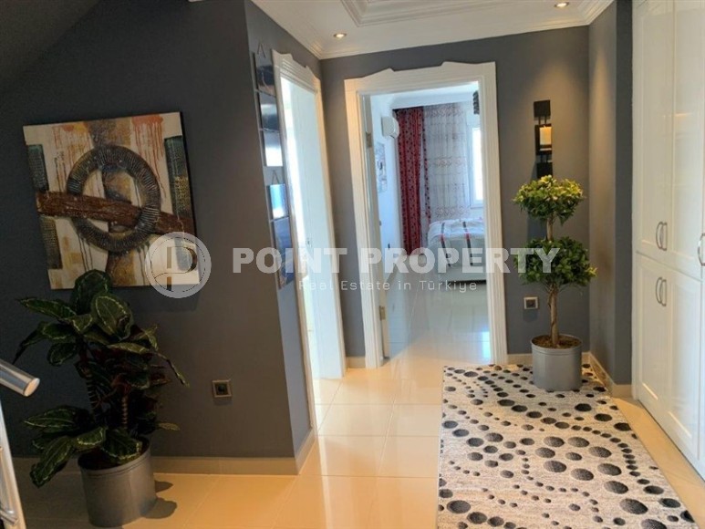 Modern two-level apartment with luxurious sea views, on the 8th floor with an attic in the center of Mahmutlar-id-8028-photo-13