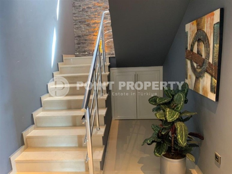 Modern two-level apartment with luxurious sea views, on the 8th floor with an attic in the center of Mahmutlar-id-8028-photo-14