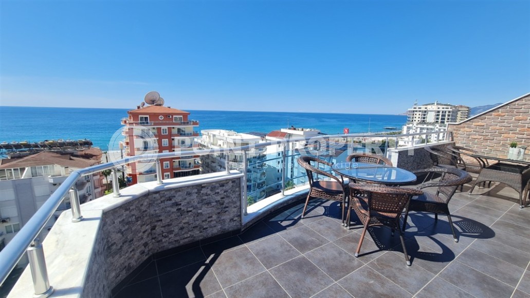 Modern two-level apartment with luxurious sea views, on the 8th floor with an attic in the center of Mahmutlar-id-8028-photo-18