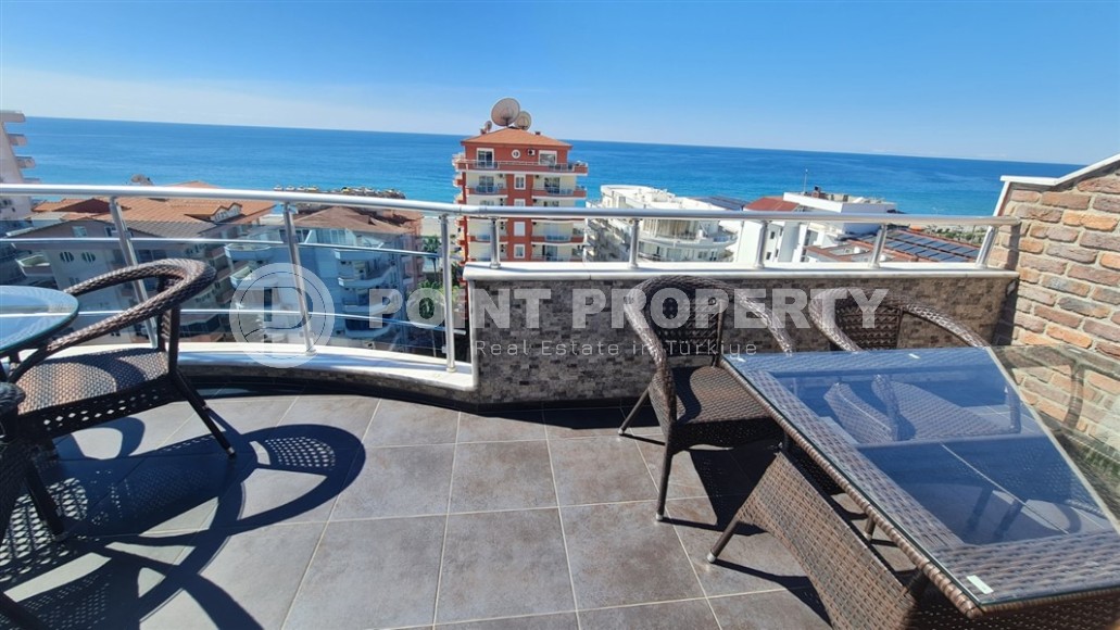 Modern two-level apartment with luxurious sea views, on the 8th floor with an attic in the center of Mahmutlar-id-8028-photo-19