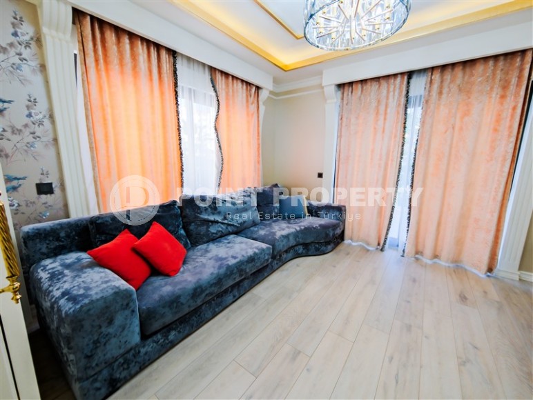 Современная квартира 2+1 на 1-м этаже в элитном жилом комплексе в центре Аланьи-id-8029-фото-4