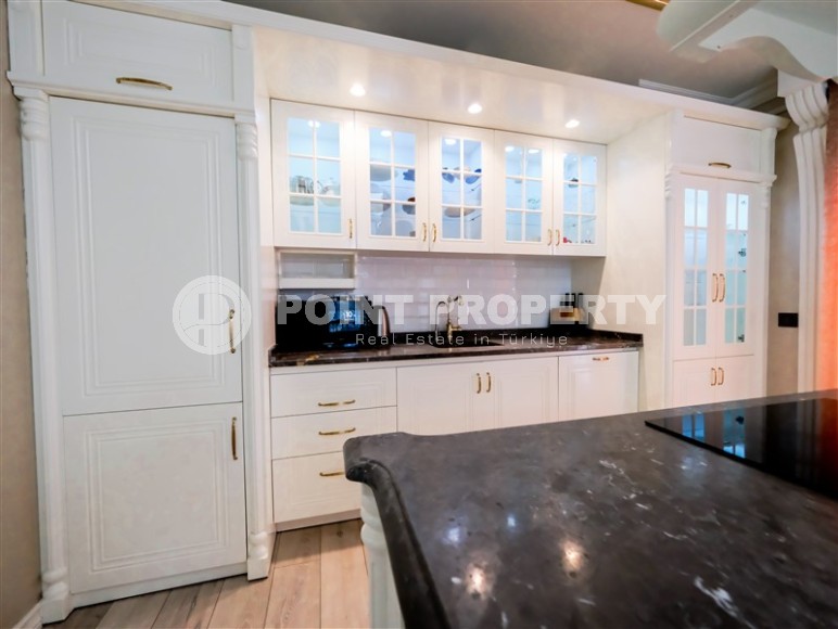 Современная квартира 2+1 на 1-м этаже в элитном жилом комплексе в центре Аланьи-id-8029-фото-8