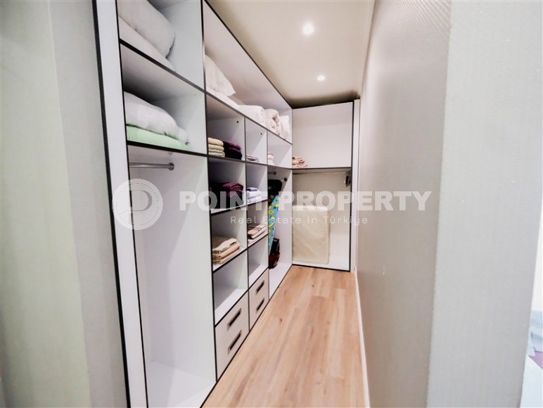 Современная квартира 2+1 на 1-м этаже в элитном жилом комплексе в центре Аланьи-id-8029-фото-12