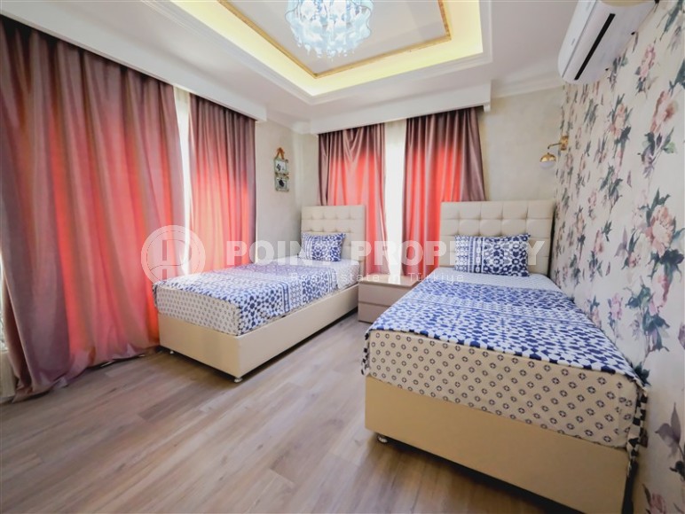 Современная квартира 2+1 на 1-м этаже в элитном жилом комплексе в центре Аланьи-id-8029-фото-13