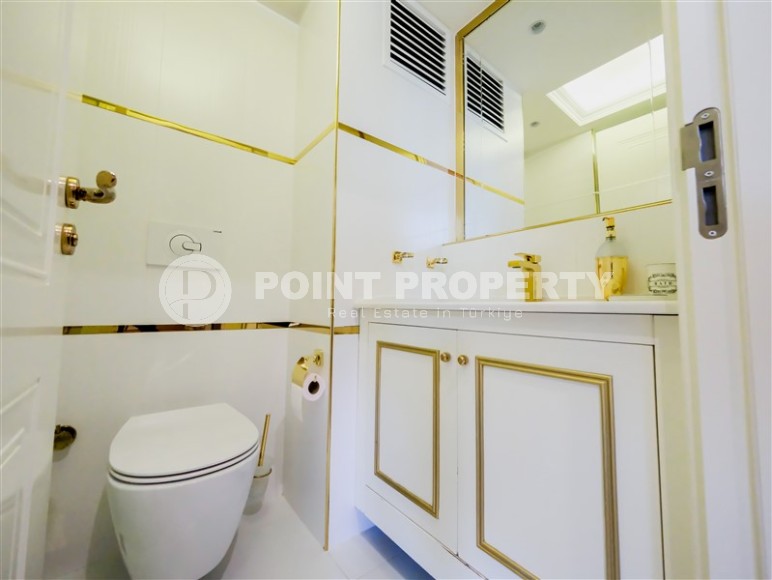 Современная квартира 2+1 на 1-м этаже в элитном жилом комплексе в центре Аланьи-id-8029-фото-15