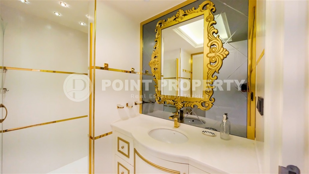 Современная квартира 2+1 на 1-м этаже в элитном жилом комплексе в центре Аланьи-id-8029-фото-16