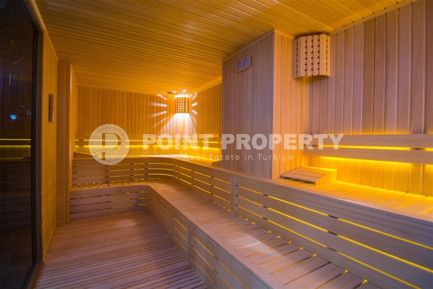 Современная квартира 2+1 на 1-м этаже в элитном жилом комплексе в центре Аланьи-id-8029-фото-21