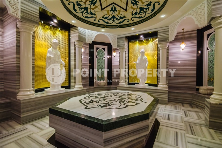 Современная квартира 2+1 на 1-м этаже в элитном жилом комплексе в центре Аланьи-id-8029-фото-22