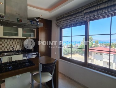 Готовая к проживанию квартира с мебелью и бытовой техникой в 50 метрах от моря, в центре престижного района Аланьи - Кестель-id-8043-фото-5