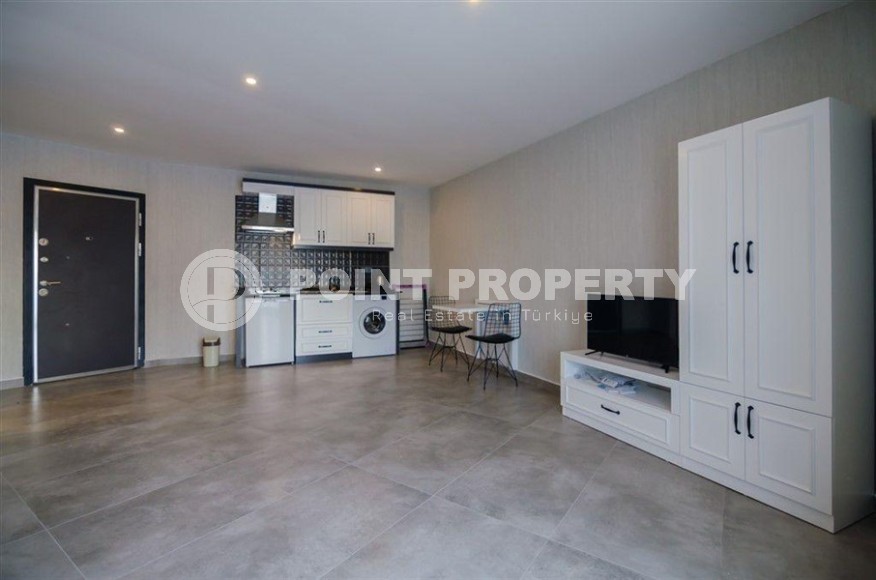 Недорогая студия с мебелью и бытовой техникой в современном жилом комплексе, построенном в 2019 году-id-8047-фото-2