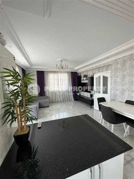 Modern apartment with furniture and household appliances 700 meters from the sea, in the center of a quiet area of Alanya - Cikcilli-id-8055-photo-2