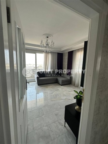 Modern apartment with furniture and household appliances 700 meters from the sea, in the center of a quiet area of Alanya - Cikcilli-id-8055-photo-3