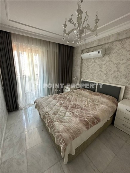 Modern apartment with furniture and household appliances 700 meters from the sea, in the center of a quiet area of Alanya - Cikcilli-id-8055-photo-10