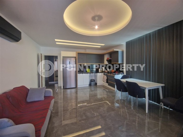 Готовая к проживанию квартира 3+1 в 50 метрах от пляжа и набережной, в центре Аланьи-id-8060-фото-2