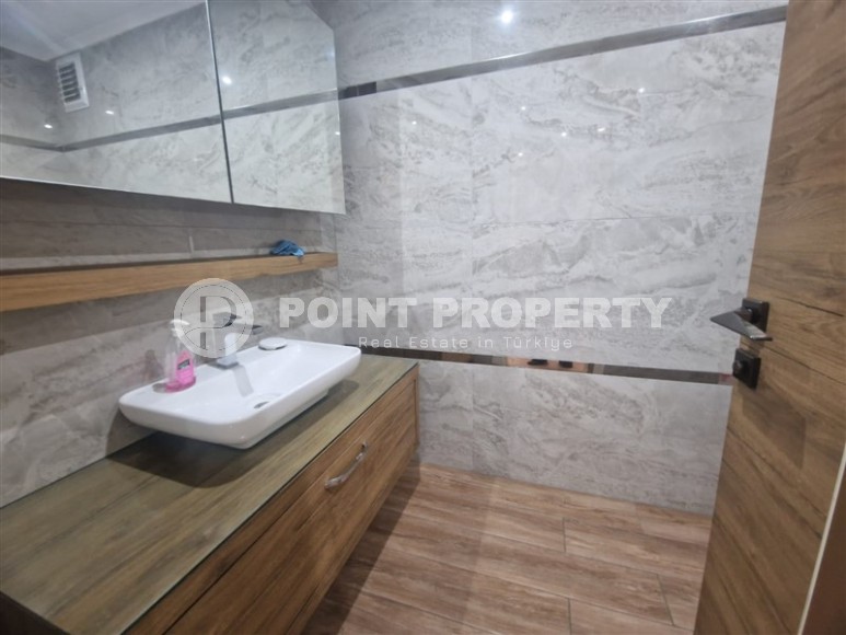 Готовая к проживанию квартира 3+1 в 50 метрах от пляжа и набережной, в центре Аланьи-id-8060-фото-9