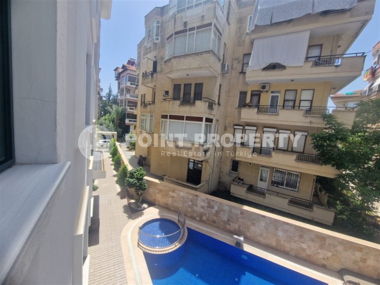 Готовая к проживанию квартира 3+1 в 50 метрах от пляжа и набережной, в центре Аланьи-id-8060-фото-12