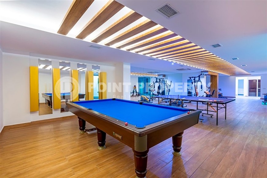 Готовая к проживанию квартира 3+1 в 50 метрах от пляжа и набережной, в центре Аланьи-id-8060-фото-15