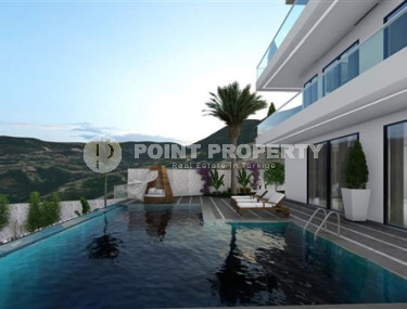 New detached villa for citizenship in the central region of Alanya with a large local area-id-1090-photo-2