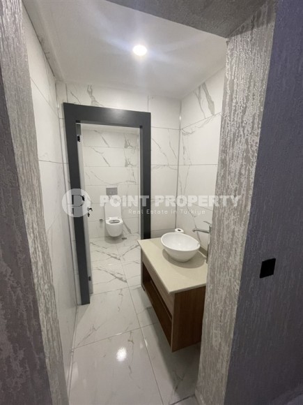 Новые квартиры 1+1 с чистовой отделкой в зеленом, экологически чистом районе Аланьи - Газипаша-id-8070-фото-5