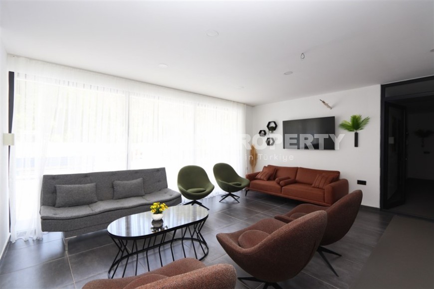 Квартира 1+1 в 1200 метрах от моря, в живописном районе Аланьи - Авсаллар-id-8078-фото-10