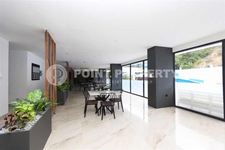 Квартира 1+1 в 1200 метрах от моря, в живописном районе Аланьи - Авсаллар-id-8078-фото-12