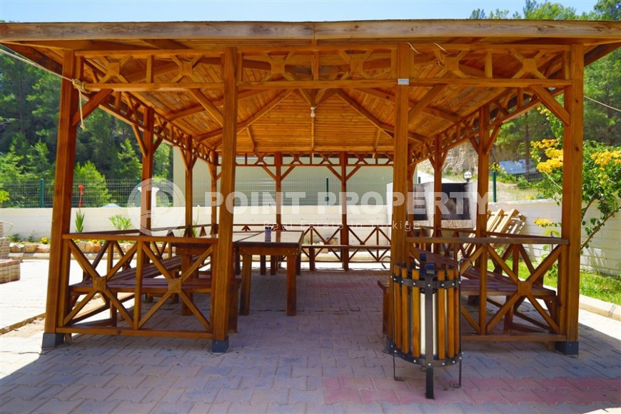 Квартира 1+1 в 1200 метрах от моря, в живописном районе Аланьи - Авсаллар-id-8078-фото-17