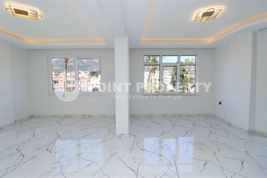 Spacious 3+1 apartment on the 5th floor in a residence at the final stage of construction in the center of Alanya-id-8080-photo-2