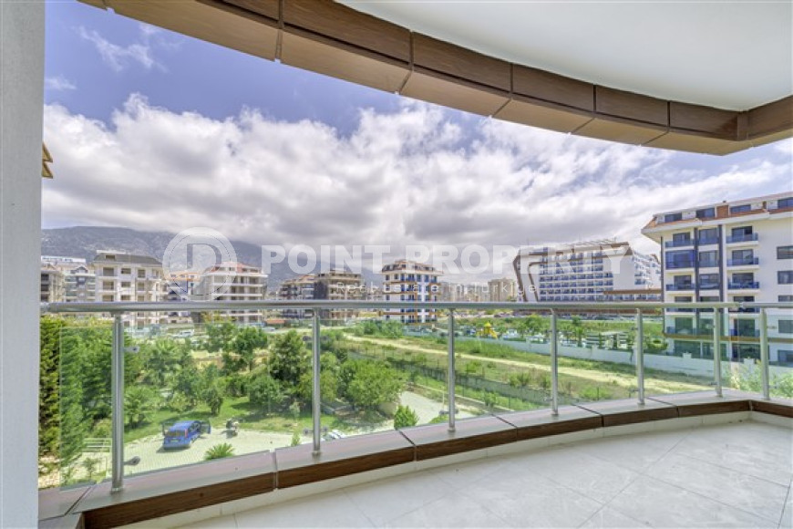 Уютная меблированная студия, 40м², в резиденции на первой береговой линии в районе Кестель, Алания.-id-1632-фото-6