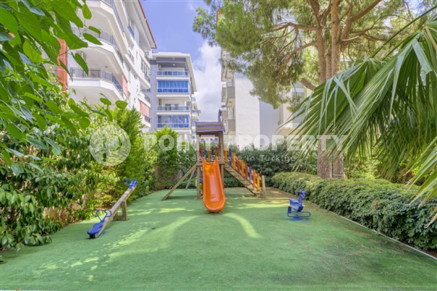 Уютная меблированная студия, 40м², в резиденции на первой береговой линии в районе Кестель, Алания.-id-1632-фото-8