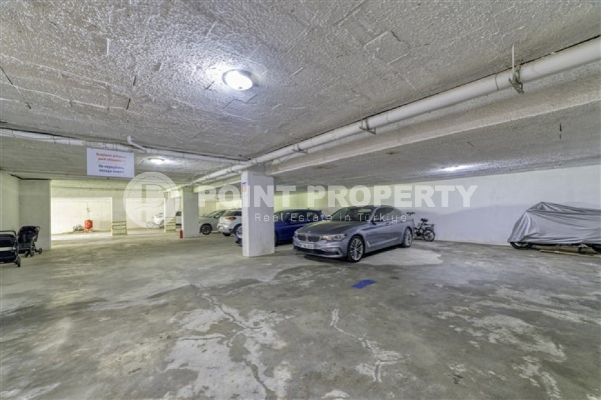 Уютная меблированная студия, 40м², в резиденции на первой береговой линии в районе Кестель, Алания.-id-1632-фото-9