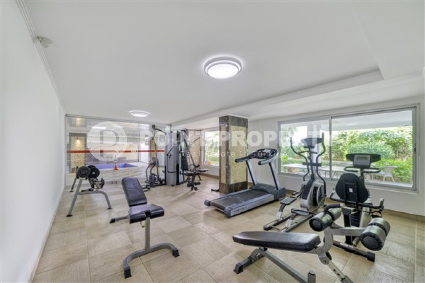 Уютная меблированная студия, 40м², в резиденции на первой береговой линии в районе Кестель, Алания.-id-1632-фото-10