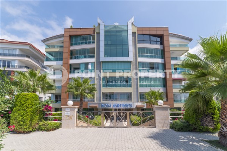 Уютная меблированная студия, 40м², в резиденции на первой береговой линии в районе Кестель, Алания.-id-1632-фото-17