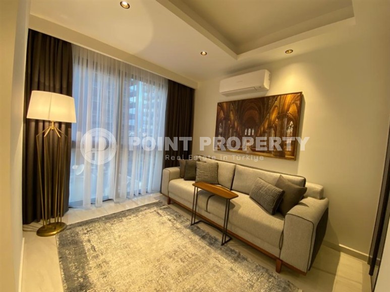 Современная квартира 3+1 на берегу Средиземного моря, в элитном жилом комплексе, введенном в эксплуатацию в 2023 году-id-8090-фото-10