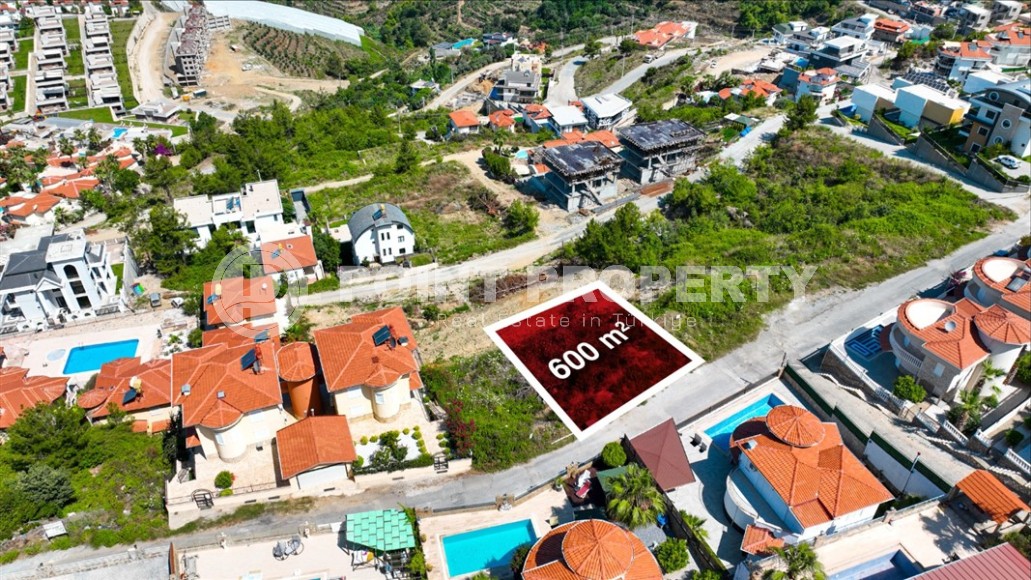Plot for construction of a villa in a prestigious, ecologically clean area of Alanya - Kargicak-id-8097-photo-2
