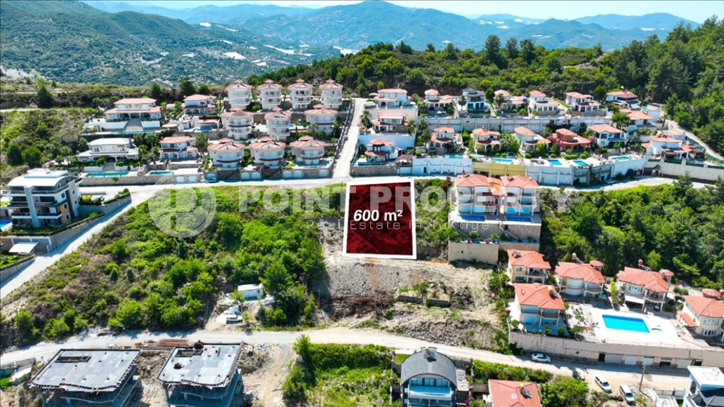 Plot for construction of a villa in a prestigious, ecologically clean area of Alanya - Kargicak-id-8097-photo-3