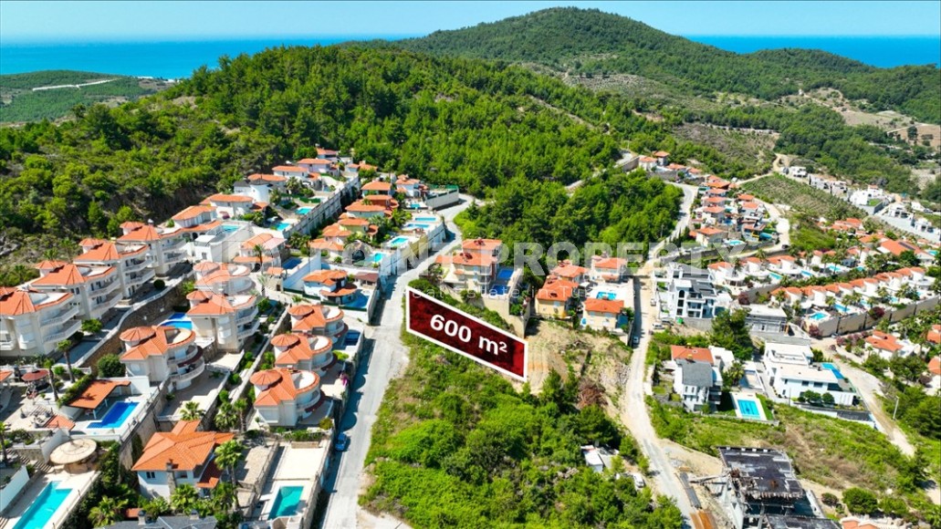 Plot for construction of a villa in a prestigious, ecologically clean area of Alanya - Kargicak-id-8097-photo-5