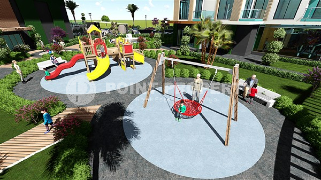 Двухкомнатная квартира, 51м², в строящемся фешенебельном комплексе в Махмутларе, Аланья-id-1634-фото-2