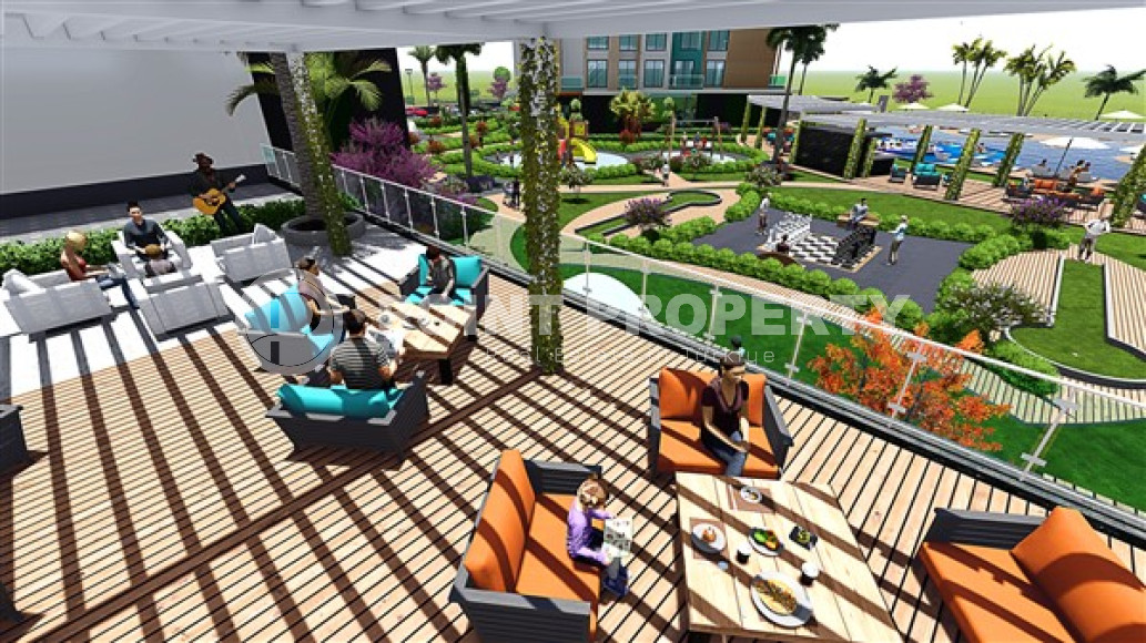 Двухкомнатная квартира, 51м², в строящемся фешенебельном комплексе в Махмутларе, Аланья-id-1634-фото-19