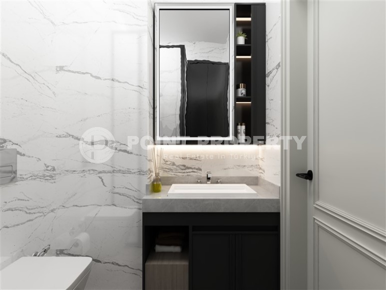 New investment project in a prestigious area of Alanya - Kargicak - 5-storey boutique residence with hotel infrastructure 300 meters from the sea-id-8116-photo-9