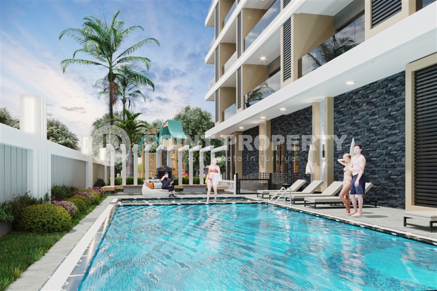 New investment project in a prestigious area of Alanya - Kargicak - 5-storey boutique residence with hotel infrastructure 300 meters from the sea-id-8116-photo-16