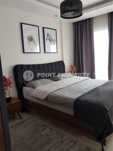 Стильная квартира на 6-м этаже в жилом комплексе 2016 года постройки, в центре района Тосмур-id-8124-фото-5