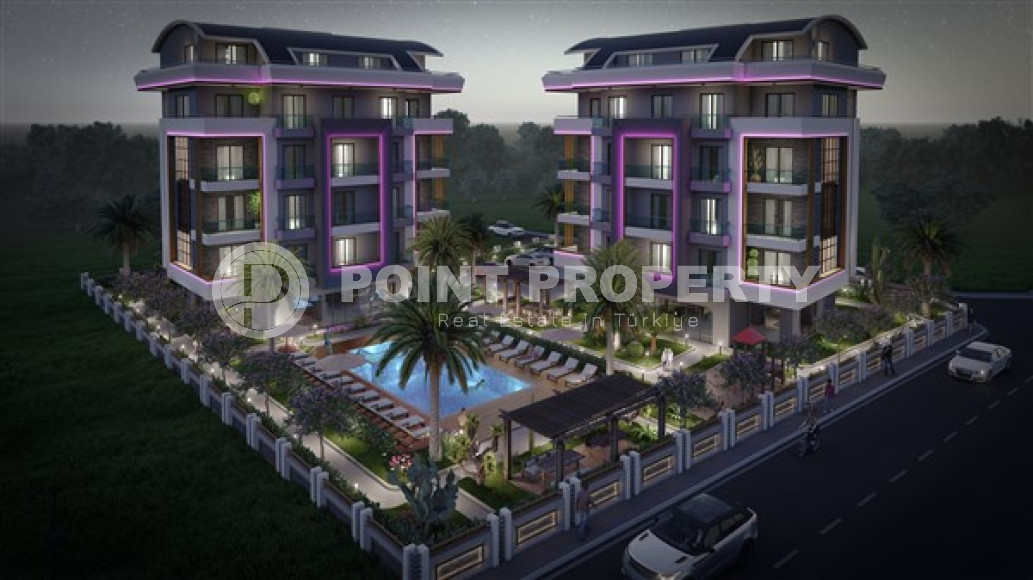 Two bedroom apartment, 75m², in a residence with a swimming pool under construction in Oba, Alanya-id-1636-photo-22
