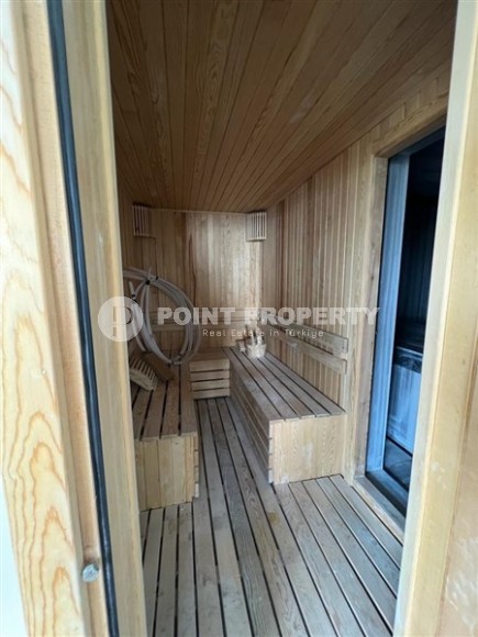 Продается отдельно стоящая вилла с лифтом и бассейном в престижном районе Бекташ, Алания.-id-8126-фото-18