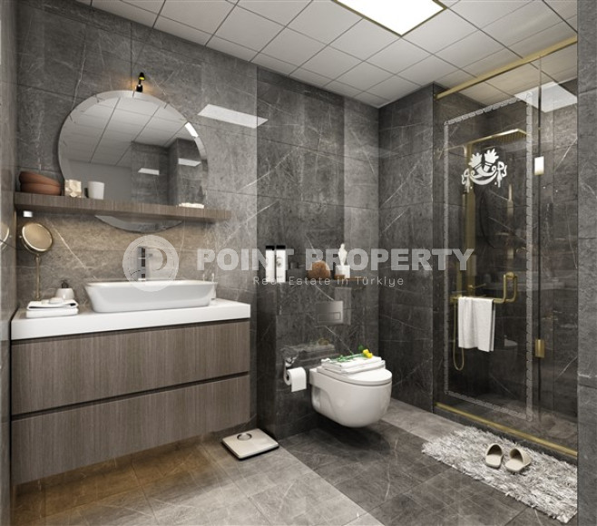 Two bedroom apartment, 75m², in a residence with a swimming pool under construction in Oba, Alanya-id-1636-photo-43