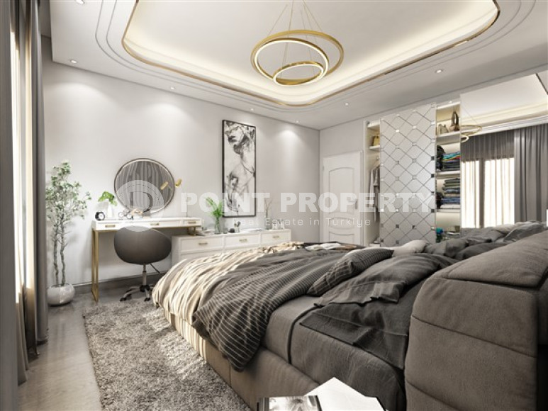 Two bedroom apartment, 75m², in a residence with a swimming pool under construction in Oba, Alanya-id-1636-photo-45